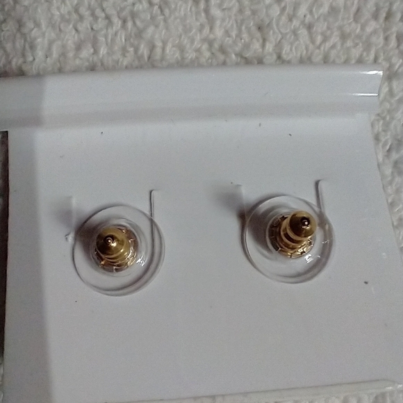 Napier cz earrings - Picture 2 of 3